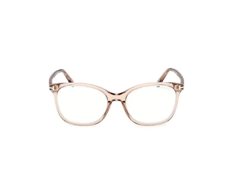 Donna FT6089-B 045 Montature da vista Acetato Marrone Squadrata Normale miniatura 2