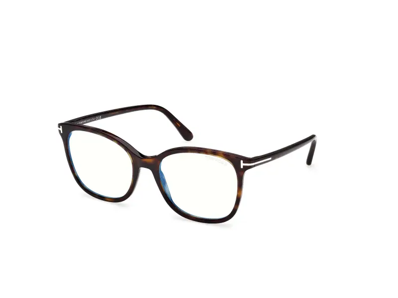Donna FT6089-B 052 Montature da vista Acetato Havana Squadrata Normale