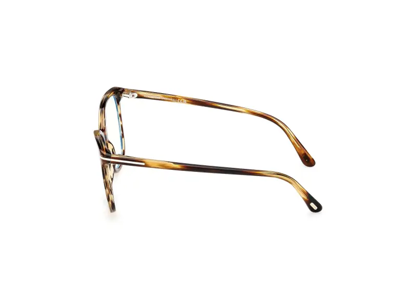 Donna FT6089-B 055 Montature da vista Acetato Havana Squadrata Normale miniatura 3