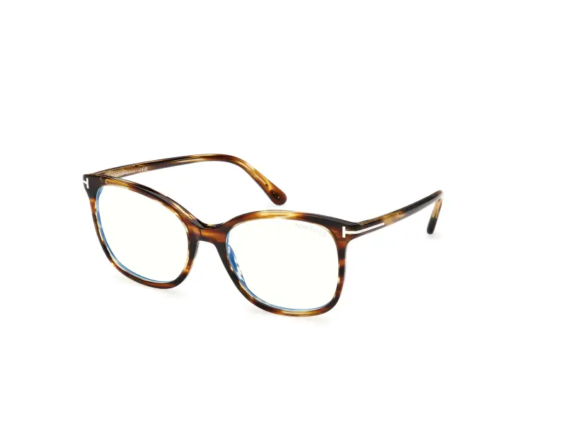 Donna FT6089-B 055 Montature da vista Acetato Havana Squadrata Normale