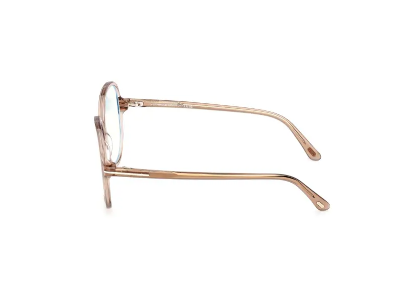 Donna FT6090-B 045 Montature da vista Acetato Marrone Rotonda Normale miniatura 3