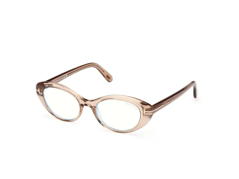 Donna FT6092-B 045 Montature da vista Acetato Marrone Rotonda Normale