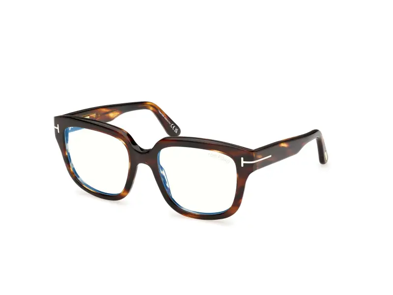 Donna FT6094-B 055 Montature da vista Acetato Havana Squadrata Normale