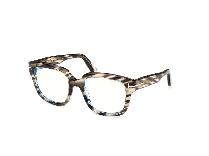 Donna FT6094-B 056 Montature da vista Acetato Havana Squadrata Normale