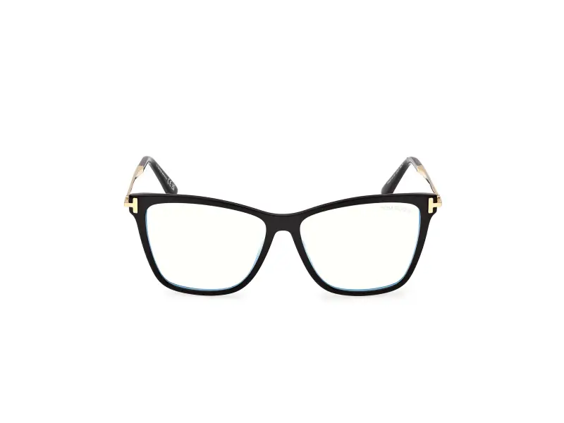 Donna FT6097-B 001 Montature da vista Acetato Nero Farfalla Normale miniatura 2