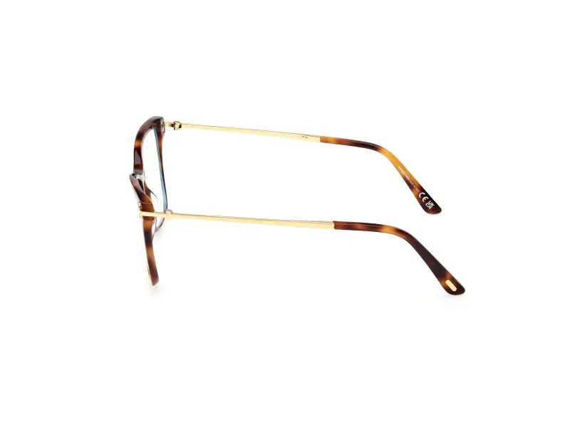 Donna FT6097-B 053 Montature da vista Acetato Havana Farfalla Normale miniatura 3