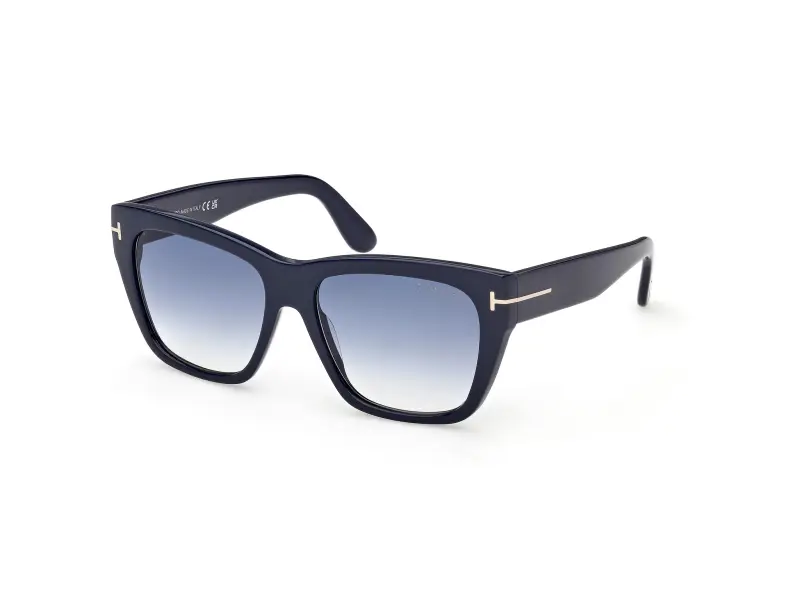 Donna TOM FORD FT1343 FLYNN-02 90W Occhiali da sole Acetato Blu Blu Farfalla Normale