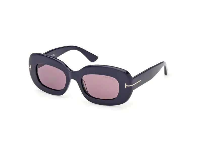 Donna TOM FORD FT1345 ISLAY-02 90Y Occhiali da sole Acetato Blu Viola Squadrata Normale