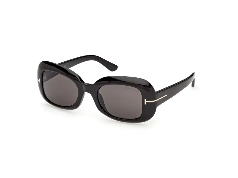 Donna TOM FORD FT1347 PALOMA-02 01A Occhiali da sole Acetato Nero Fumo Squadrata Normale