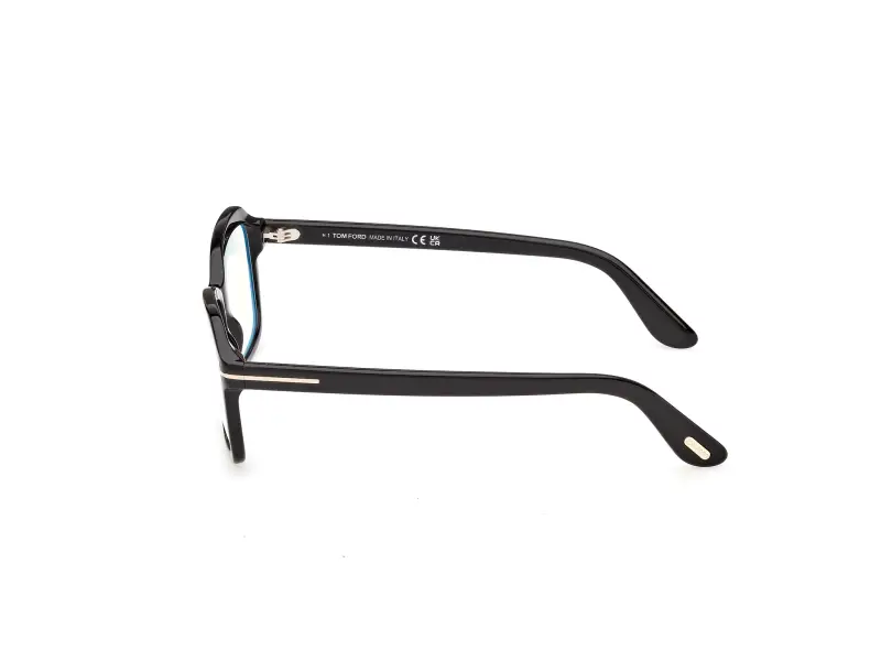 Donna TOM FORD FT6129-B 001 Montature da vista Acetato Nero Squadrata Normale miniatura 3