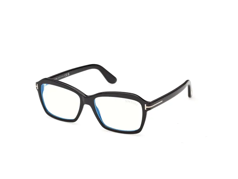 Donna TOM FORD FT6129-B 001 Montature da vista Acetato Nero Squadrata Normale