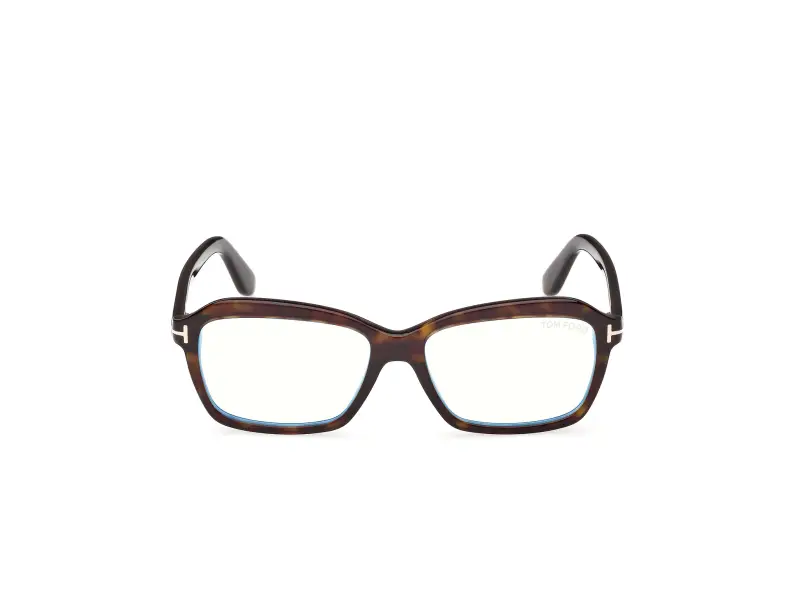 Donna TOM FORD FT6129-B 052 Montature da vista Acetato Havana Squadrata Normale miniatura 2