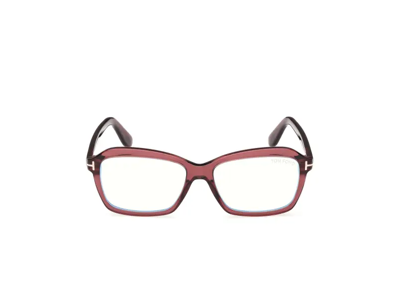 Donna TOM FORD FT6129-B 069 Montature da vista Acetato Bordeaux Squadrata Normale miniatura 2