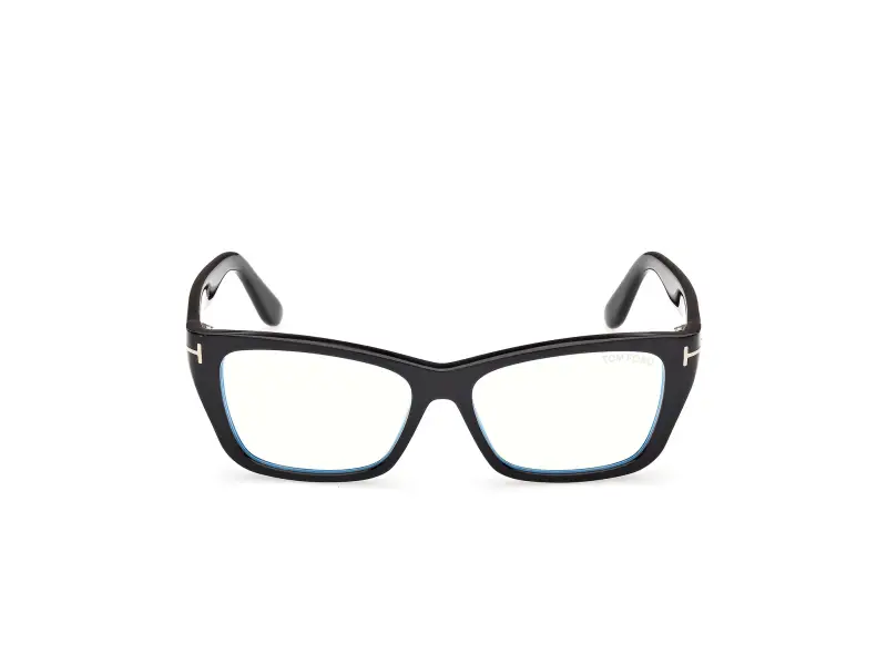 Donna TOM FORD FT6132-B 001 Montature da vista Acetato Nero Farfalla Normale miniatura 2