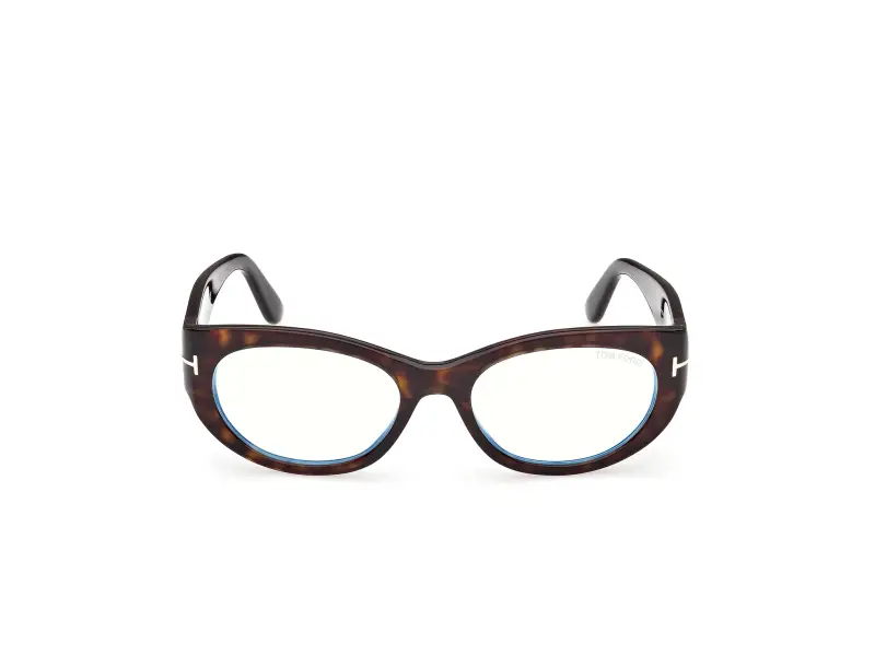 Donna TOM FORD FT6133-B 052 Montature da vista Acetato Havana Rotonda Normale miniatura 2