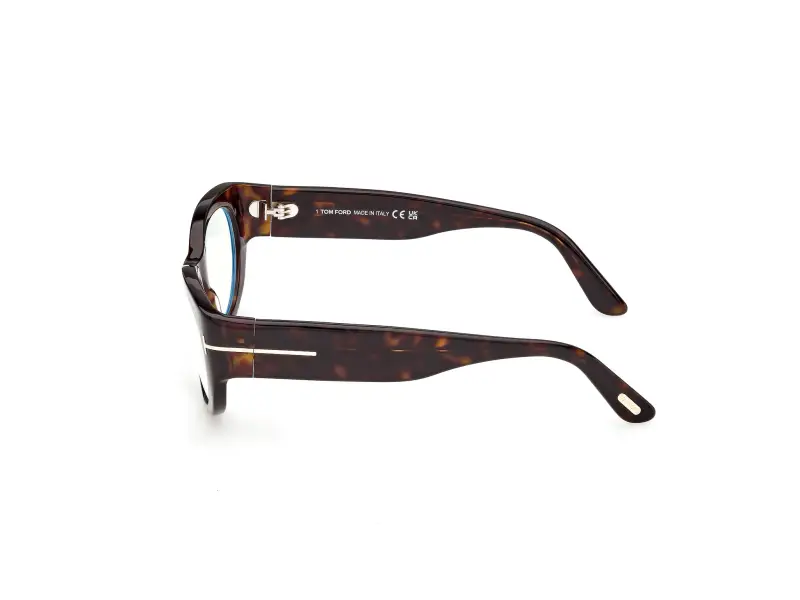Donna TOM FORD FT6133-B 052 Montature da vista Acetato Havana Rotonda Normale miniatura 3