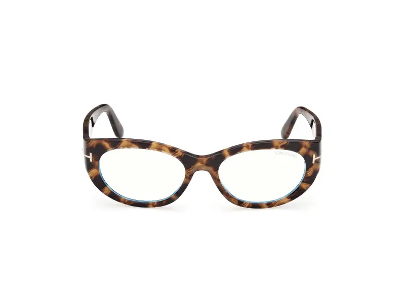 Donna TOM FORD FT6133-B 055 Montature da vista Acetato Havana Rotonda Normale miniatura 2