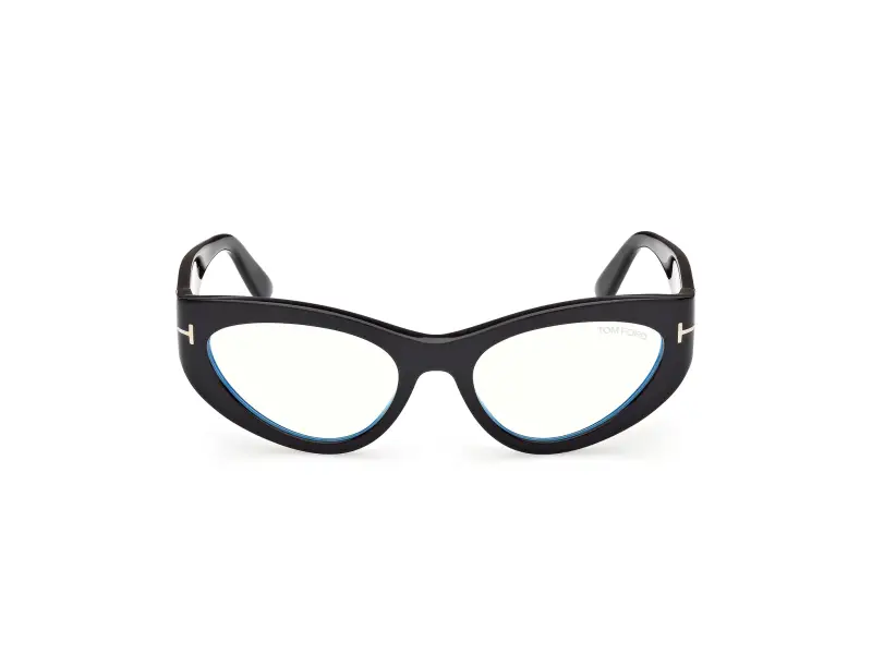 Donna TOM FORD FT6134-B 001 Montature da vista Acetato Nero Cat Eye Normale miniatura 2
