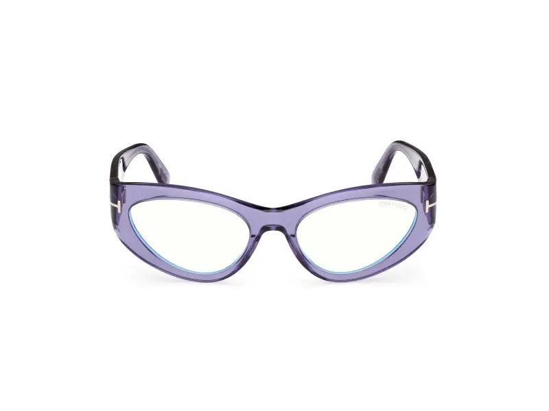 Donna TOM FORD FT6134-B 081 Montature da vista Acetato Viola Cat Eye Normale miniatura 2