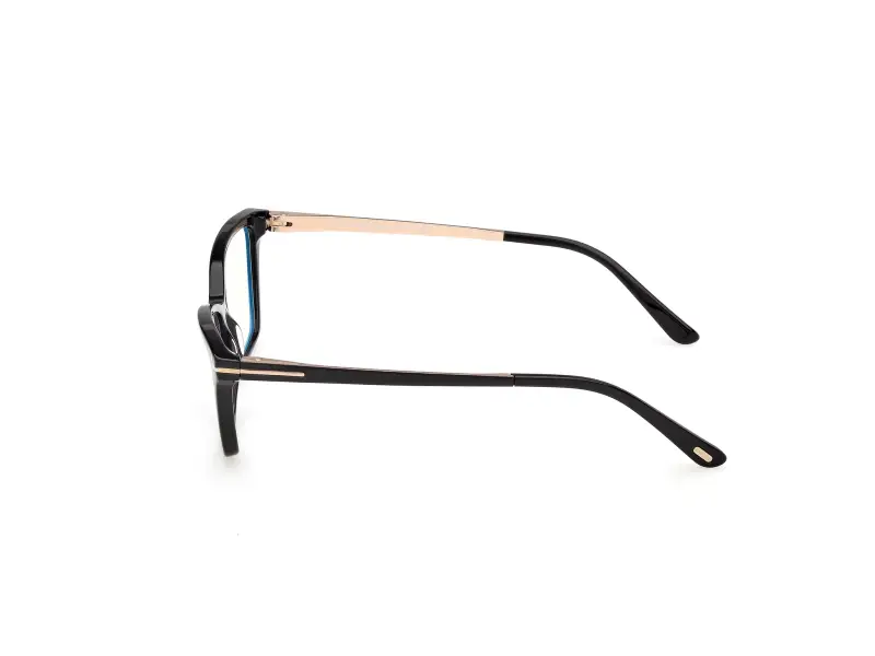 Donna TOM FORD FT6135-B 001 Montature da vista Acetato Nero Farfalla Normale miniatura 3