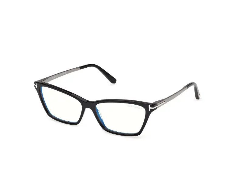Donna TOM FORD FT6135-B 005 Montature da vista Acetato Nero Farfalla Normale
