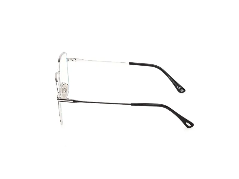 Donna TOM FORD FT6136-B 005 Montature da vista Metallo Nero Squadrata Normale miniatura 3