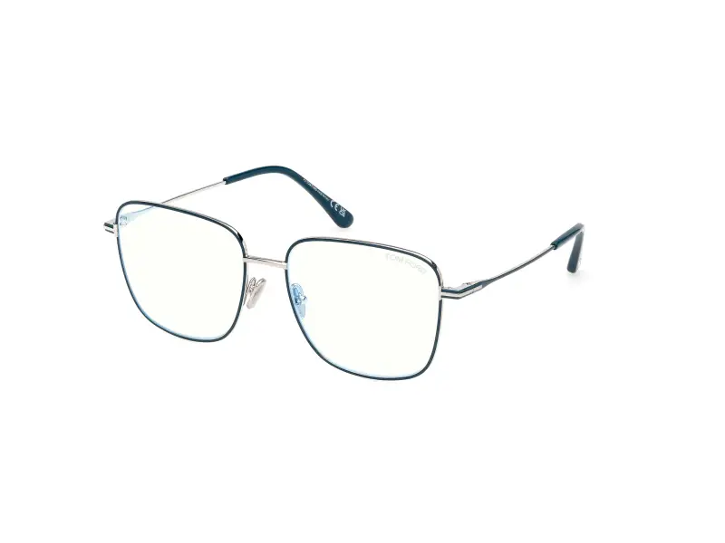 Donna TOM FORD FT6136-B 087 Montature da vista Metallo Turchese Squadrata Normale