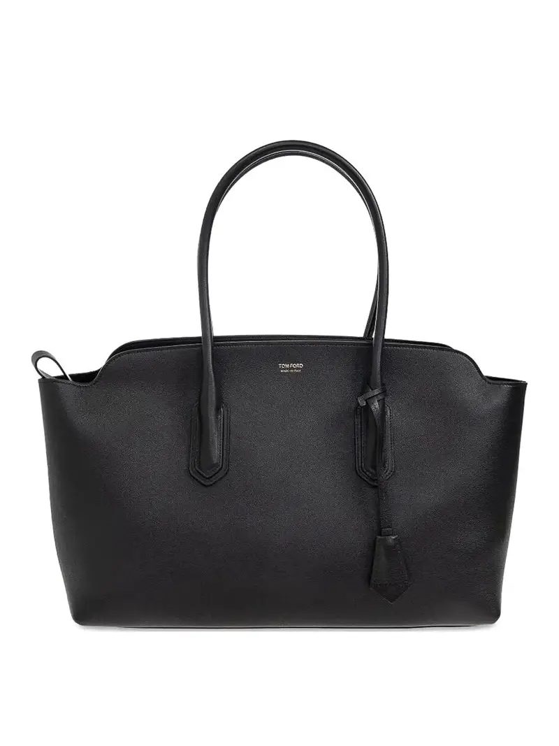 Grande borsa in pelle Nero