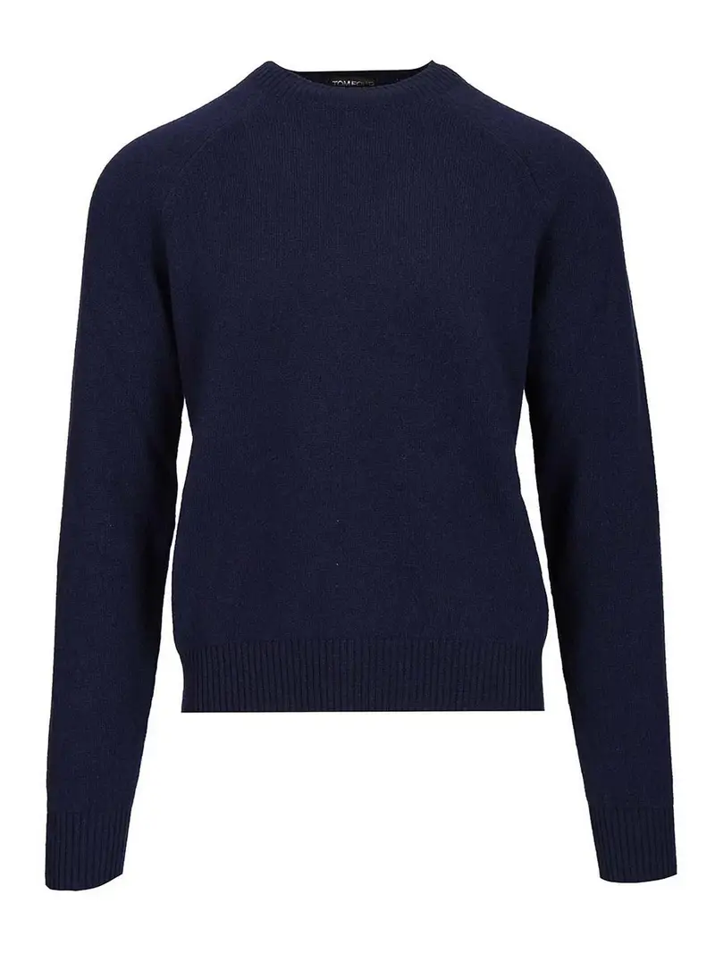 Maglione a collo dell equipaggio Blu
