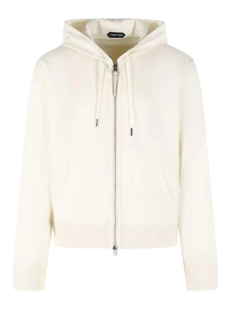 Maglione in cashmere bianco