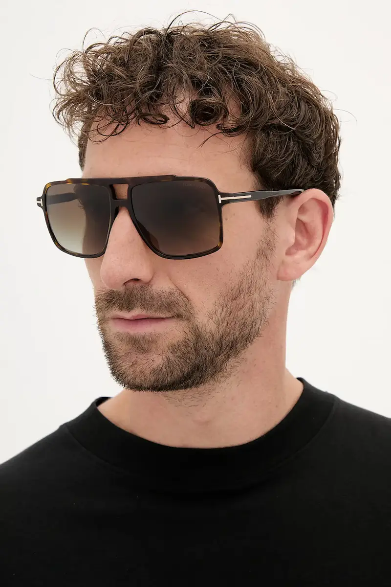 Tom Ford Occhiali da sole Uomo Marrone 3876775