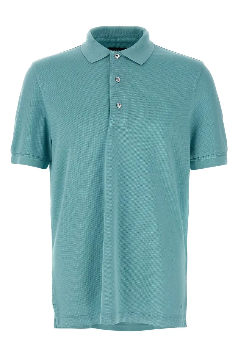 Polo Piqué Azzurro