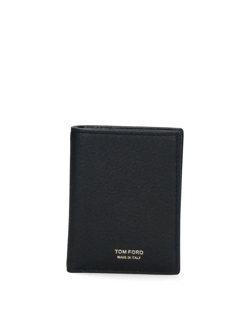 Portacarte bi-fold Nero