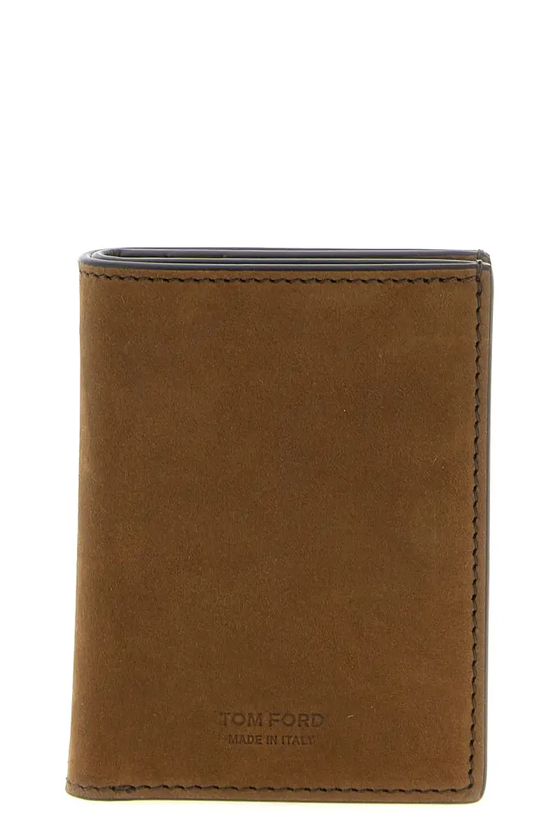 Portacarte T Line Marrone