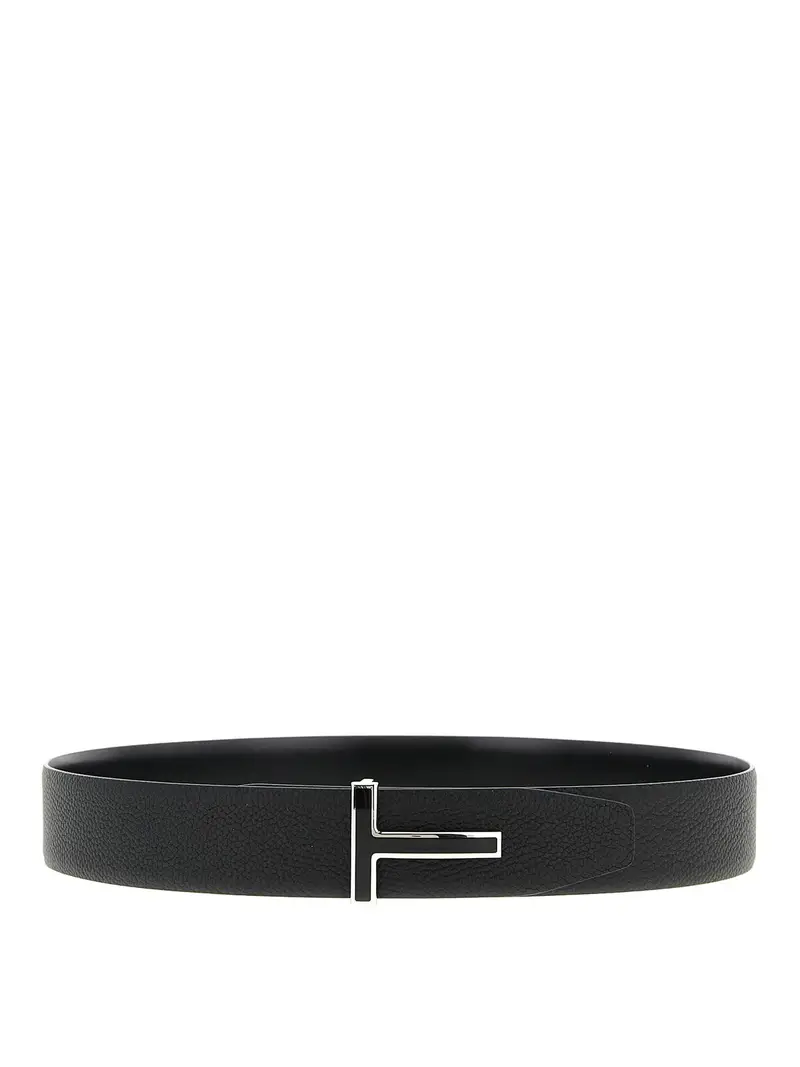 Reversible Buckle Belt Nero