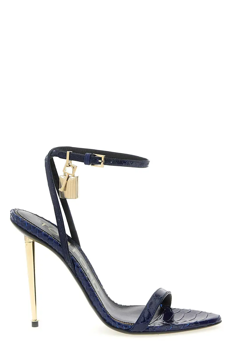 Sandalo Lucchetto Blu