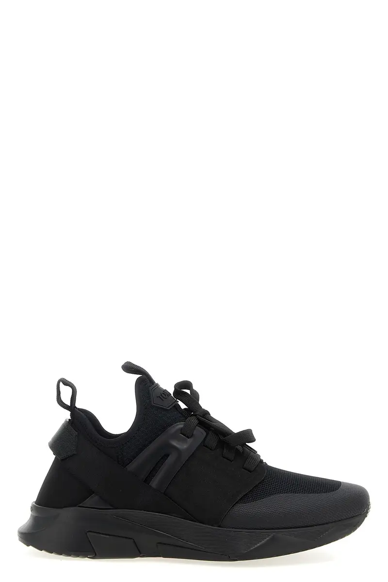 Sneaker Techno Logo Nero