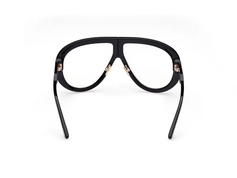 TOM FORD Unisex FT0836 TROY 1 Occhiali da sole Acetato Nero Pilot Normale miniatura 3