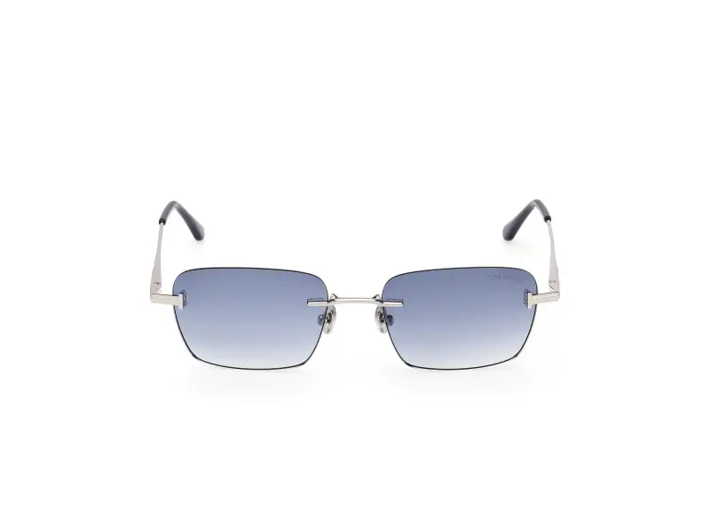 Unisex FT1354 JAKE-02 16W Occhiali da sole Metallo Palladio Blu Squadrata Normale miniatura 2