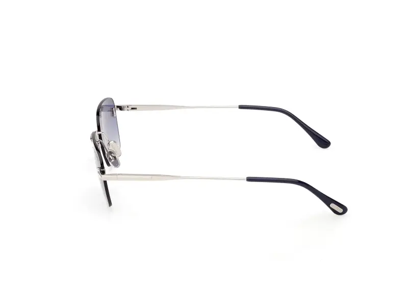 Unisex FT1354 JAKE-02 16W Occhiali da sole Metallo Palladio Blu Squadrata Normale miniatura 3