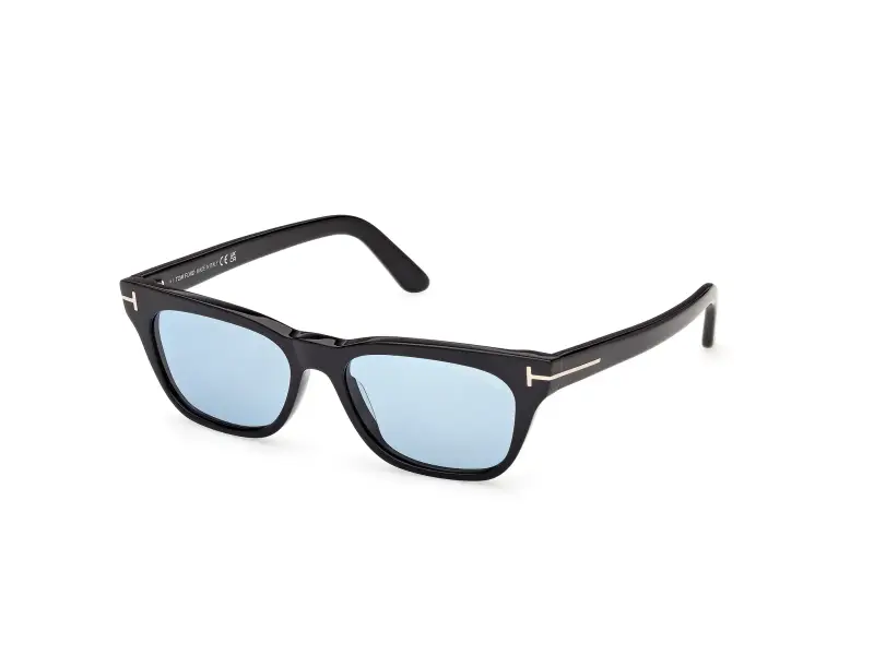 Unisex FT1362 PENN-02 01V Occhiali da sole Acetato Nero Blu Squadrata Normale
