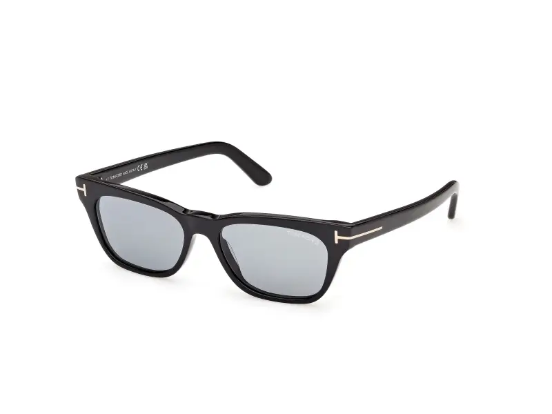 Unisex FT1362 PENN-02 05A Occhiali da sole Acetato Nero Fumo Squadrata Normale