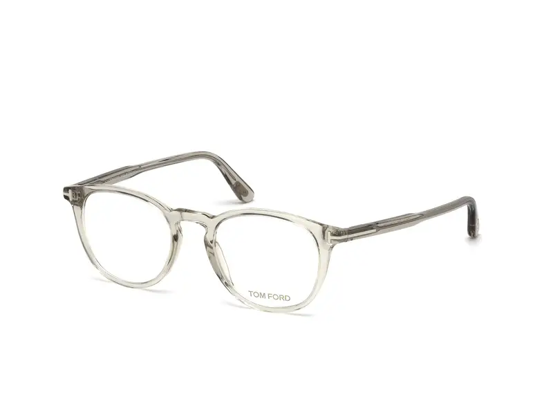 TOM FORD Unisex FT5401 20 Montature da vista Acetato Grigio  Rotonda Normale
