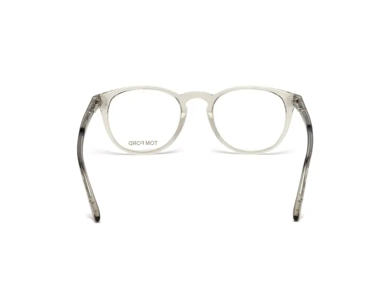 TOM FORD Unisex FT5401 20 Montature da vista Acetato Grigio Rotonda Normale miniatura 3