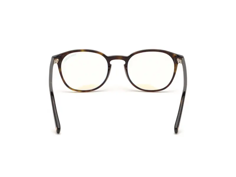 TOM FORD Unisex FT5583-B 52 Montature da vista Acetato Havana Geometrica Normale miniatura 3