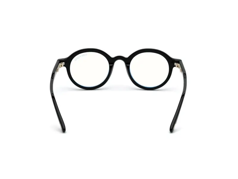 TOM FORD Unisex FT5664-B 1 Montature da vista Acetato Nero Rotonda Normale miniatura 3