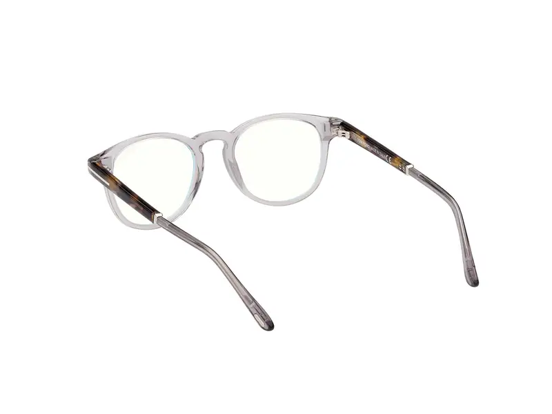 TOM FORD Unisex FT5891-B 20 Montature da vista Acetato Grigio Rotonda Normale miniatura 3