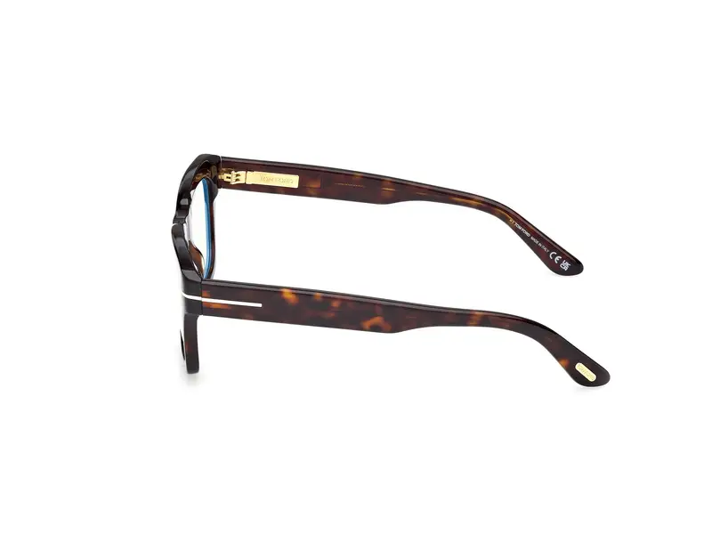 TOM FORD Unisex FT6036-B 52 Montature da vista Acetato Havana Squadrata Normale miniatura 2