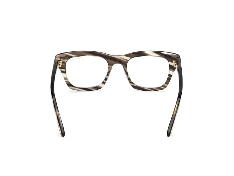 TOM FORD Unisex FT6036-B 56 Montature da vista Acetato Havana Squadrata Normale miniatura 3