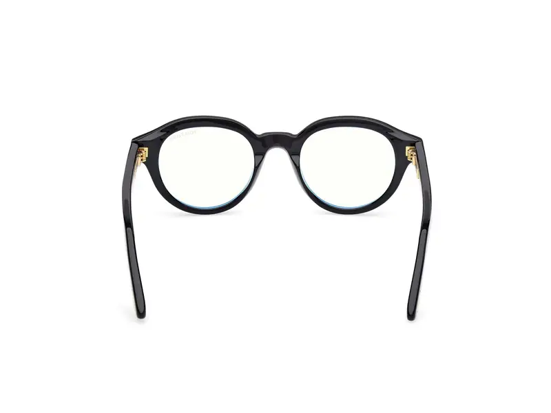 TOM FORD Unisex FT6037-B 1 Montature da vista Acetato Nero Rotonda Normale miniatura 3